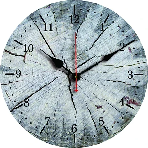 Reloj grande personalizado con estaca Retro, decoración del hogar para sala de estar, reloj de pared redondo, reloj de mesa de cuarzo, decoración para dormitorio de niños, reloj de pared
