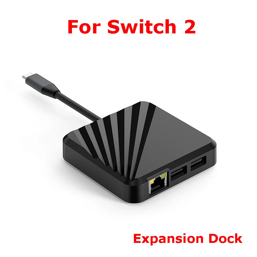 

Многофункциональная док-станция USB-C 4K 60 Гц для Switch 2, хаб-адаптер Type-C для игровой консоли
