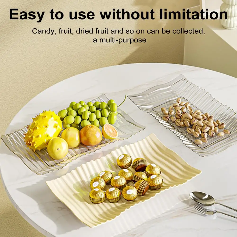 Fruit Dish Serving Tray Party Platters For Entertaining Reusable Food Trays For Cookies Snacks Desserts Charcuterie Board 과일 쟁반