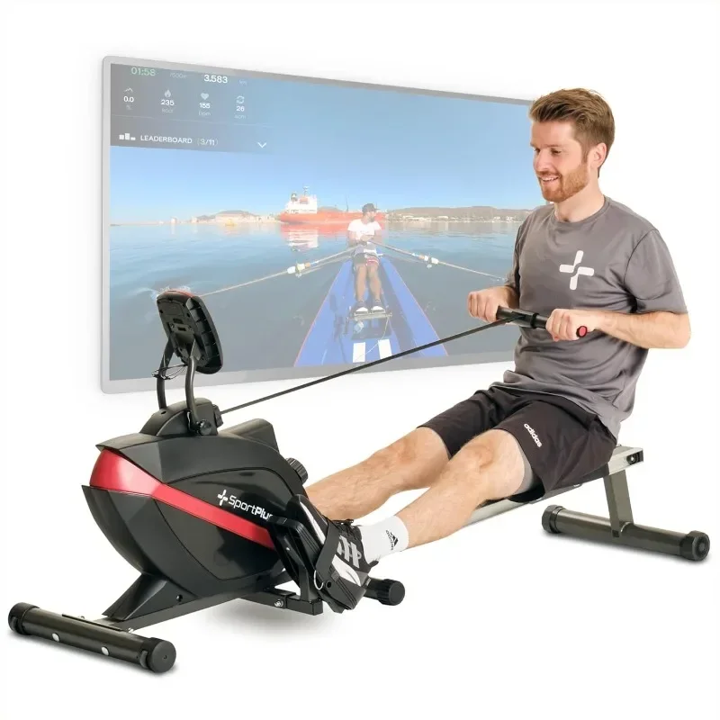 

Rowing Machines for Home - Rowing Machine Foldable, Home Gym Equipment - Designed in Germany - Magnetic Rower Machine Max