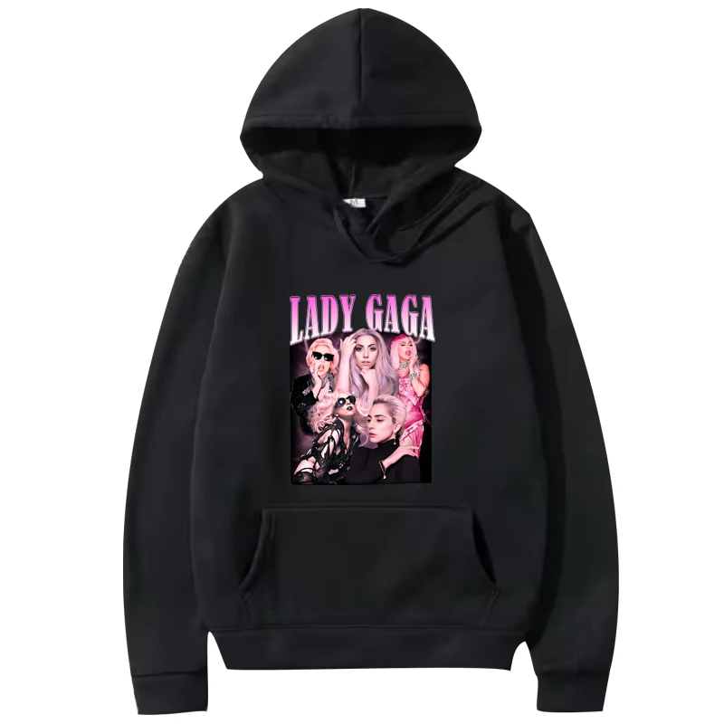 

Lady Gaga Graphic hoodie 2025 new men women fashion cool top vintage Long sleeve Sweatshirt with print oversized hoodie unisex