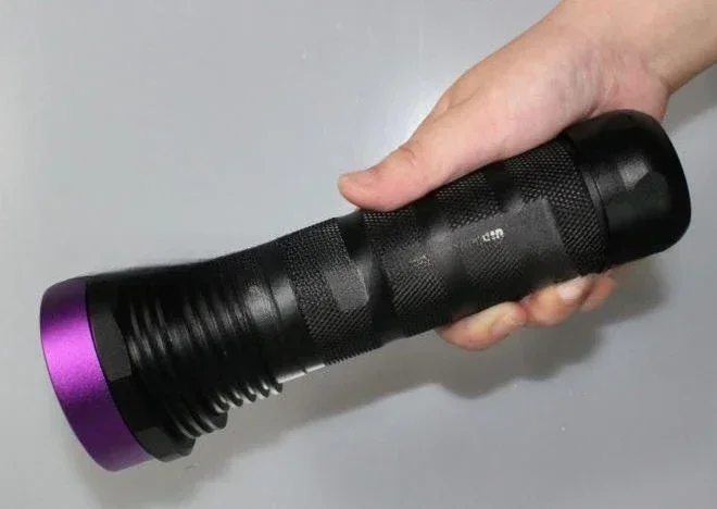 365L UV flashlight 365nm, multi-led, large area strong tube UV lamp
