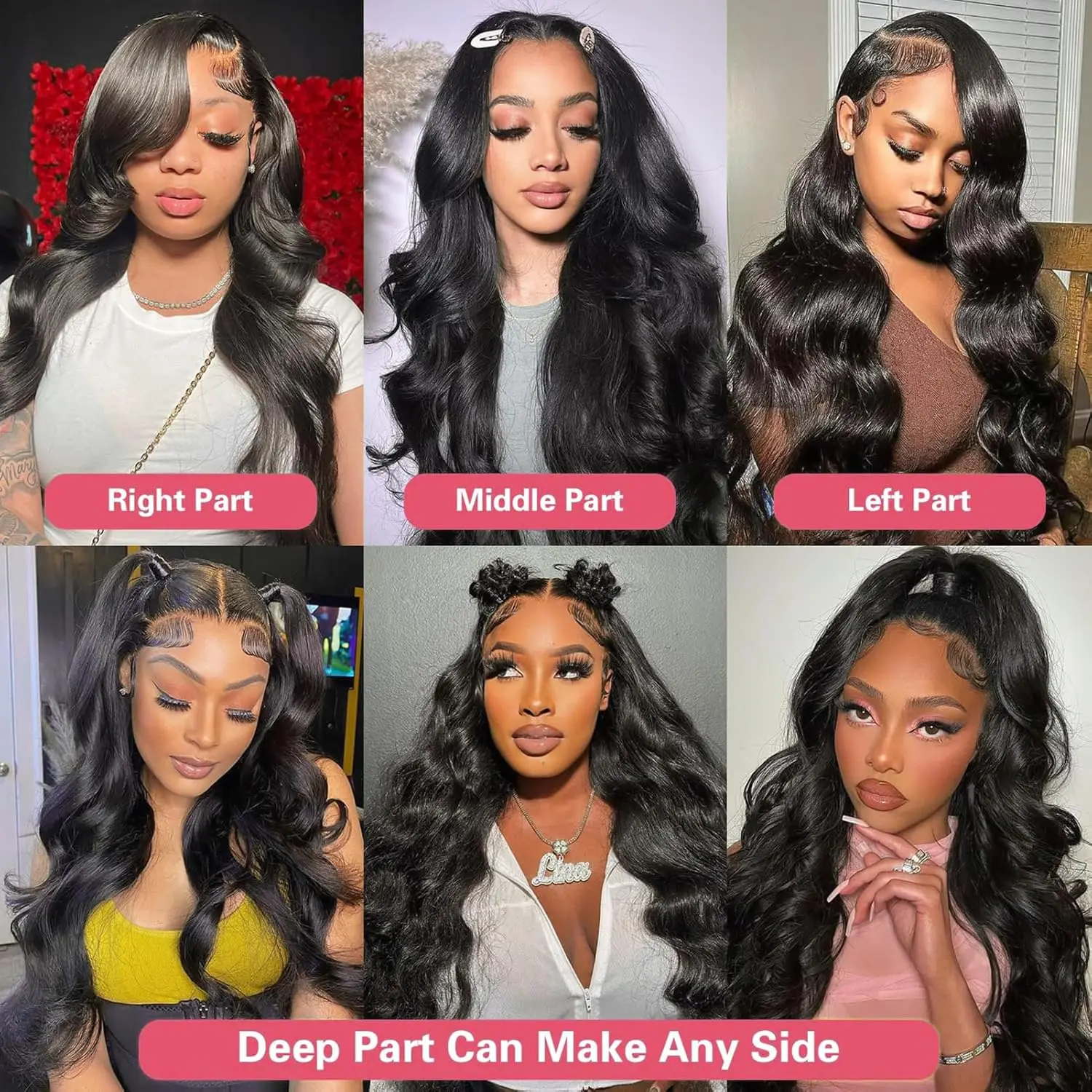 30 inch Body Wave Lace Front Pruiken Echt haar 180% Dichtheid Frontale Pruiken Echt haar Pruiken voor Vrouwen 13x4 13x6 HD Lace Front Pruiken