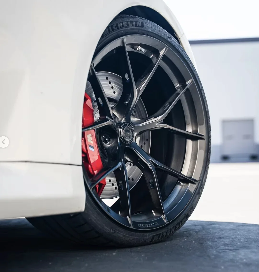 Alloy Forged Wheels 18 19 20 21 22 23 24 Inch Deep Concave Hollow Brushed Grey Passenger Car Wheels for G87 M2!