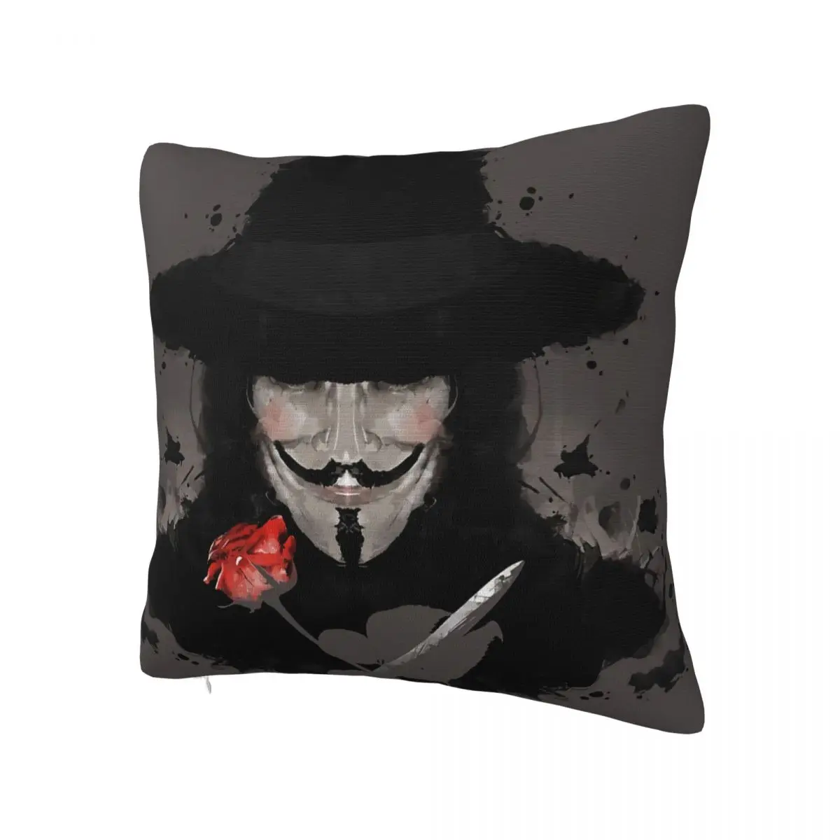 Ink For Vendetta Polyester Cushion Cover For Home Chair Decorative Kawaii Cojines Decorativos