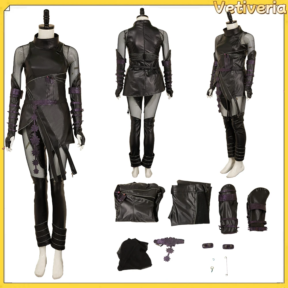 Kpop شيطان الصيادين ميرا بو تأثيري حلي قفازات أقراط الكبار النساء يتوهم هالوين كرنفال حفلة لعب الأدوار ملابس رسمية #1