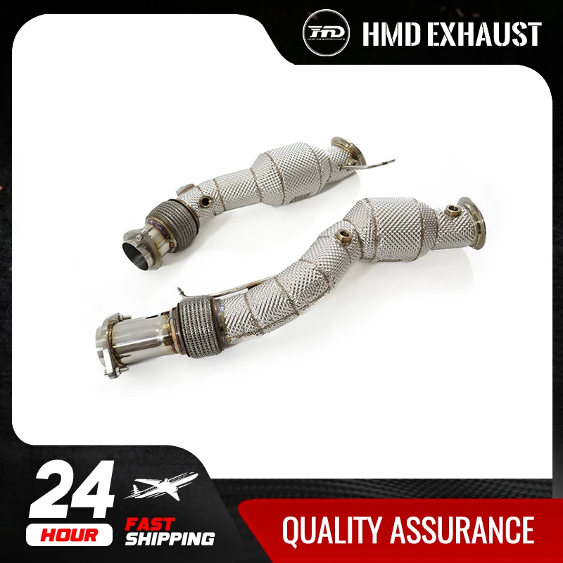 

HMD Car Accessories Exhaust System High Flow Performance Downpipe for BMW X3M X4M With Catalytic Converter