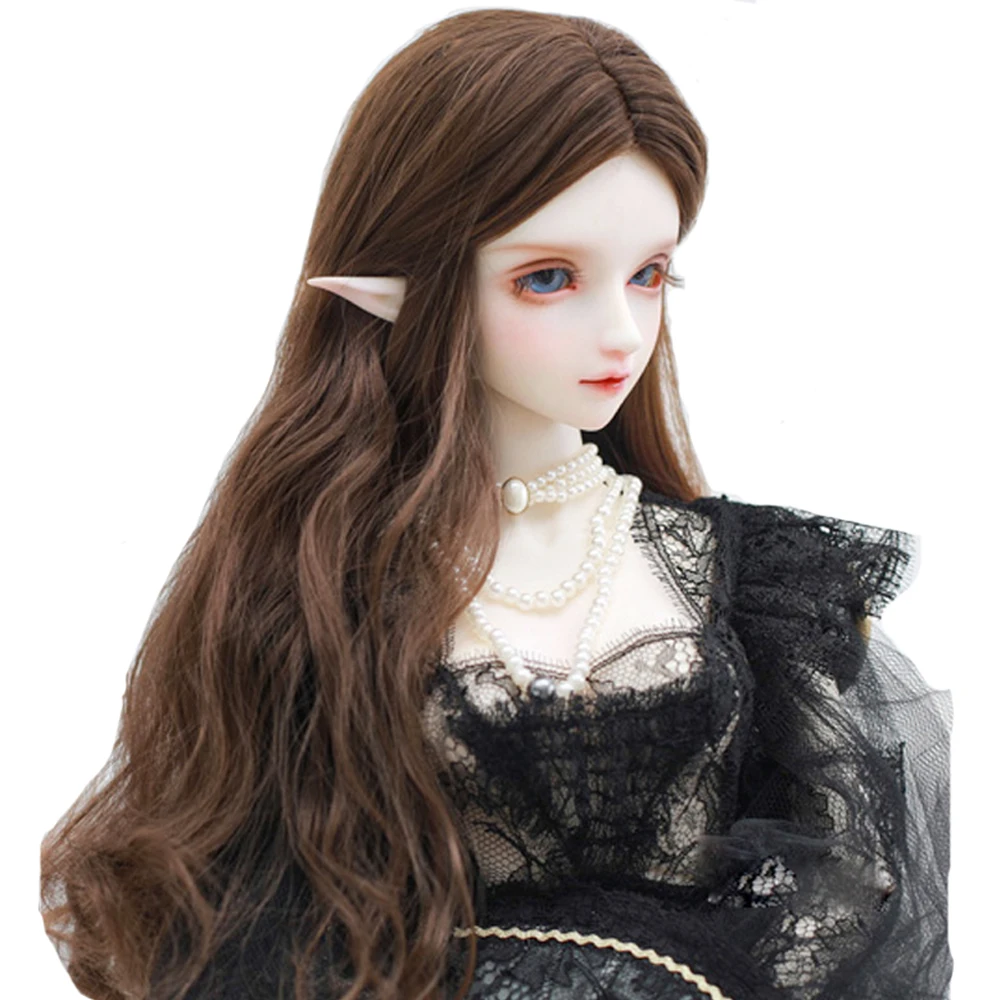 New Style BJD Doll One Piece Wig Long Curly Hair 1/3 1/4 1/6 1/8 BJD Accessories Hair Toys For Girls