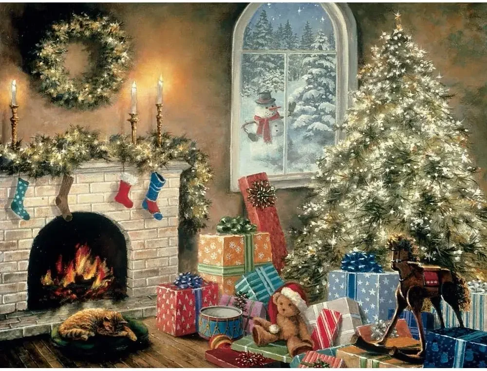 

1314/300/120 шт. деревянные пазлы на канун Рождества, пазлы для сложных семейных игр, подарок на день рождения