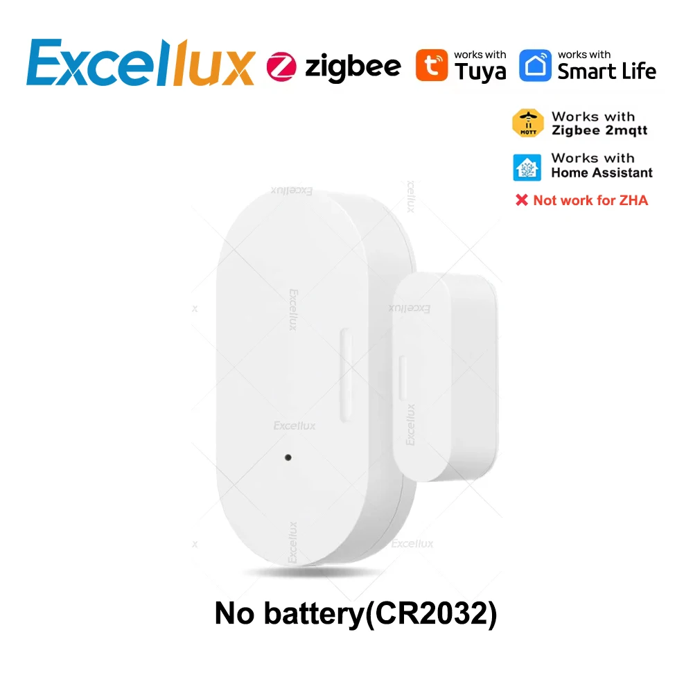 

Tuya Zigbee 3,0 датчик двери, окна, контактный датчик, детектор открытия и закрытия, охранная сигнализация для умного дома, работа с Smart Life Alexa Z2M