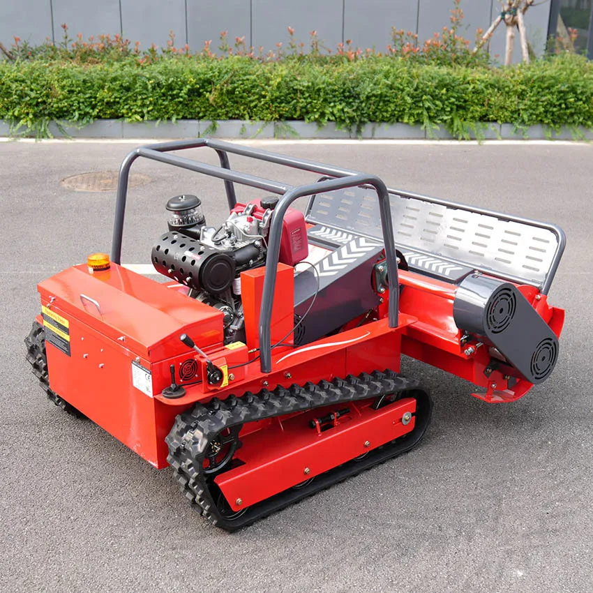 Customized CE EPA Farm Industrial 800mm 1000mm Flail Mower Remote Control Lawn Mower
