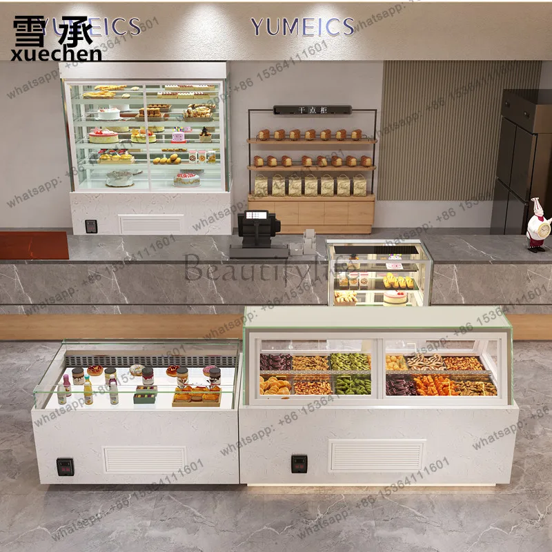 Open Sandwich Cabinet Refrigerated Display Baking Cake Cabinet