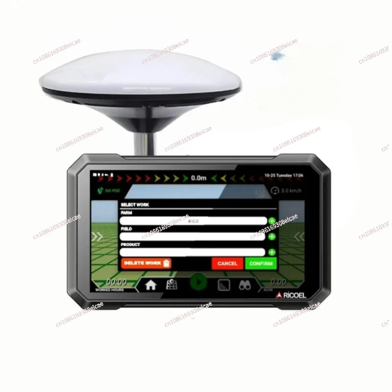 

7 Inch Waterproof GNSS Agriculture Farming Display GPS Navigation Guidance for Tractor