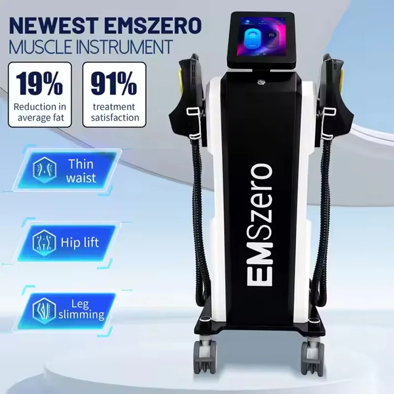 

New vertical screen EMS RF controller weight loss machine EMSzero body shaping