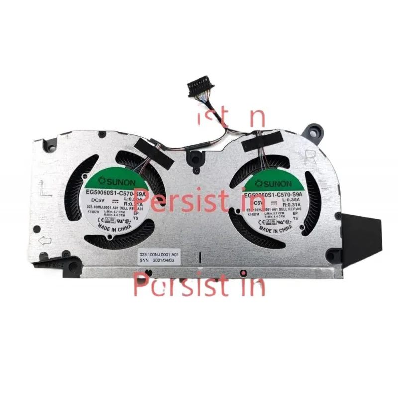 

WYORESY 90%New for Dell Inspiron 16 7610 16 Plus 7610 CPU Cooling Fan 0H1YC7