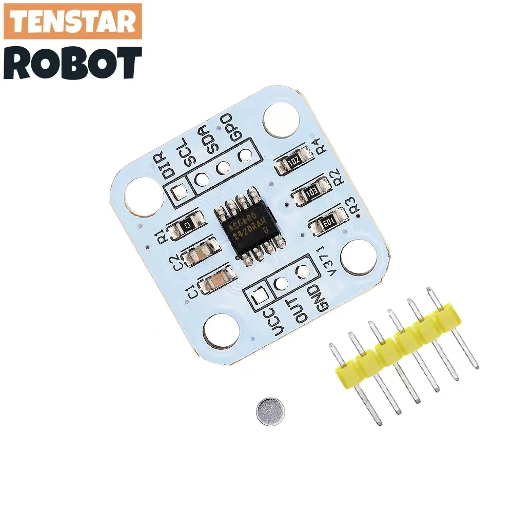 AS5600 magnetic encoder magnetic induction angle measurement sensor module 12bit high precision For aduino