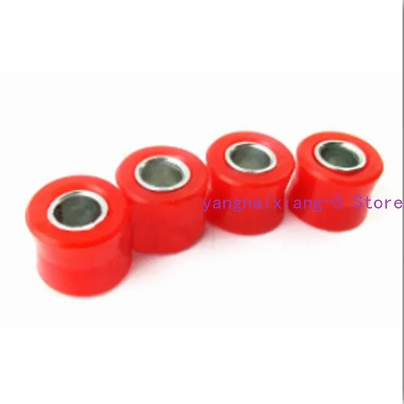 Motorcycle Bike Rear 10mm/12mm Shock Absorber Red Durable Rubber Bush Buffer Ring 4pcs or 2pcs