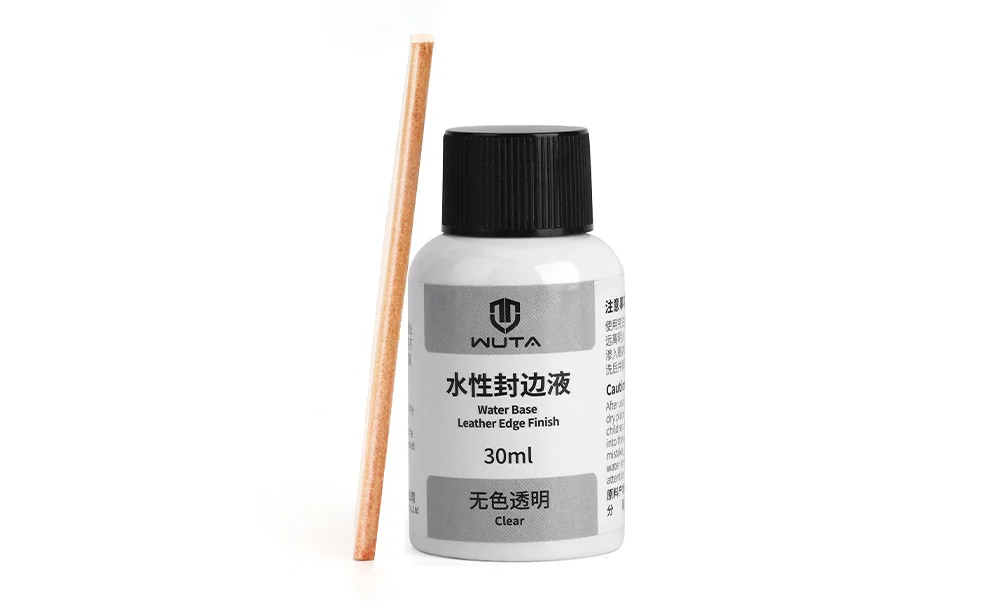 WUTA 1 x 30 ml Lederkanten-Finish, Tokonole, Zahnfleisch, pflanzlich gegerbtes Leder, Kantenversiegelungsbeschichtung, Carnauba-Creme, schützendes Wachs-Finish – Detail 6