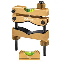 Scope Level Gold Kit with High-Precision Bubble Leveling System Magnetic Universal Tool Compact Storage Case Equipment Maintenan