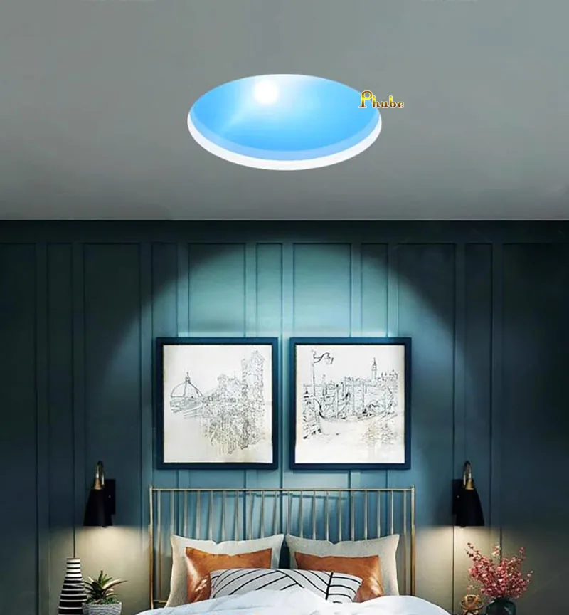 Straight Illumination with Sun Follow Up Smart Control Ceiling Lamp Embeded LED Ceiling Lights for Office Bedroom Sun Sky Light