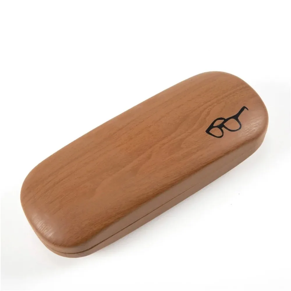 High Quality Hard Glasses Case Women Wood Grain Eyeglass Case Cover Portable Reading Glasses Box For Men Spectacle Cases image 3