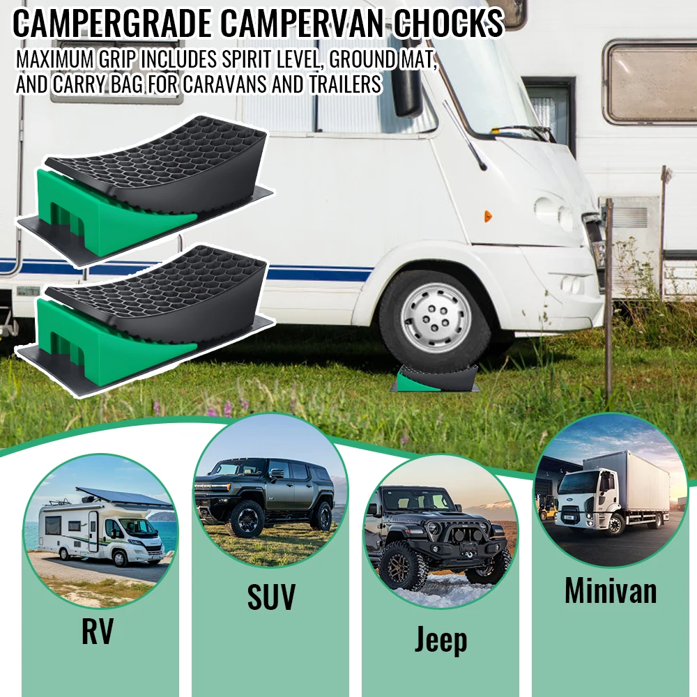 CALZOS DE NIVELACION PARA FURGONETA CAMPER O CARAVANA