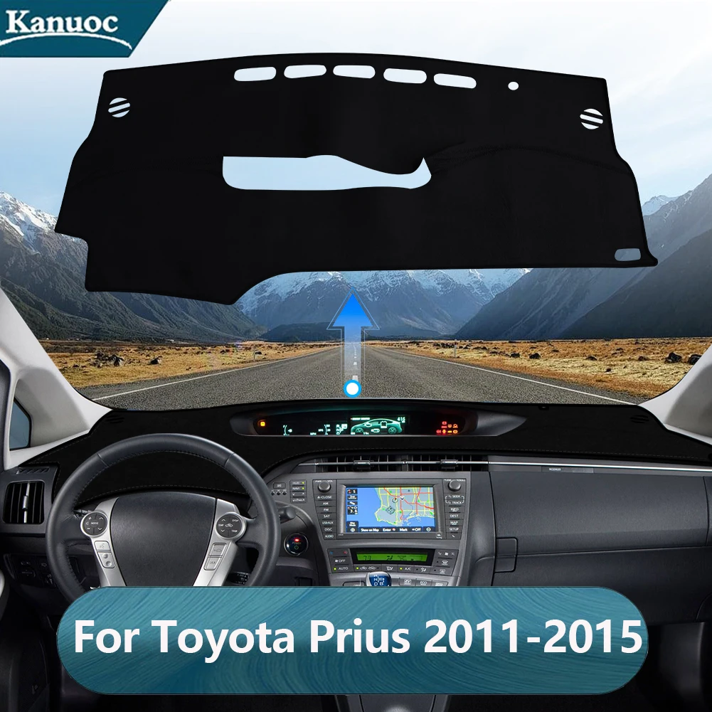 

Non-Slip Dashmat Dash Mat For Toyota Prius 2011 2012 2013 2014 2015 Dash Mat Anti-UV Carpets Car Accessories Car Dashboard Cover