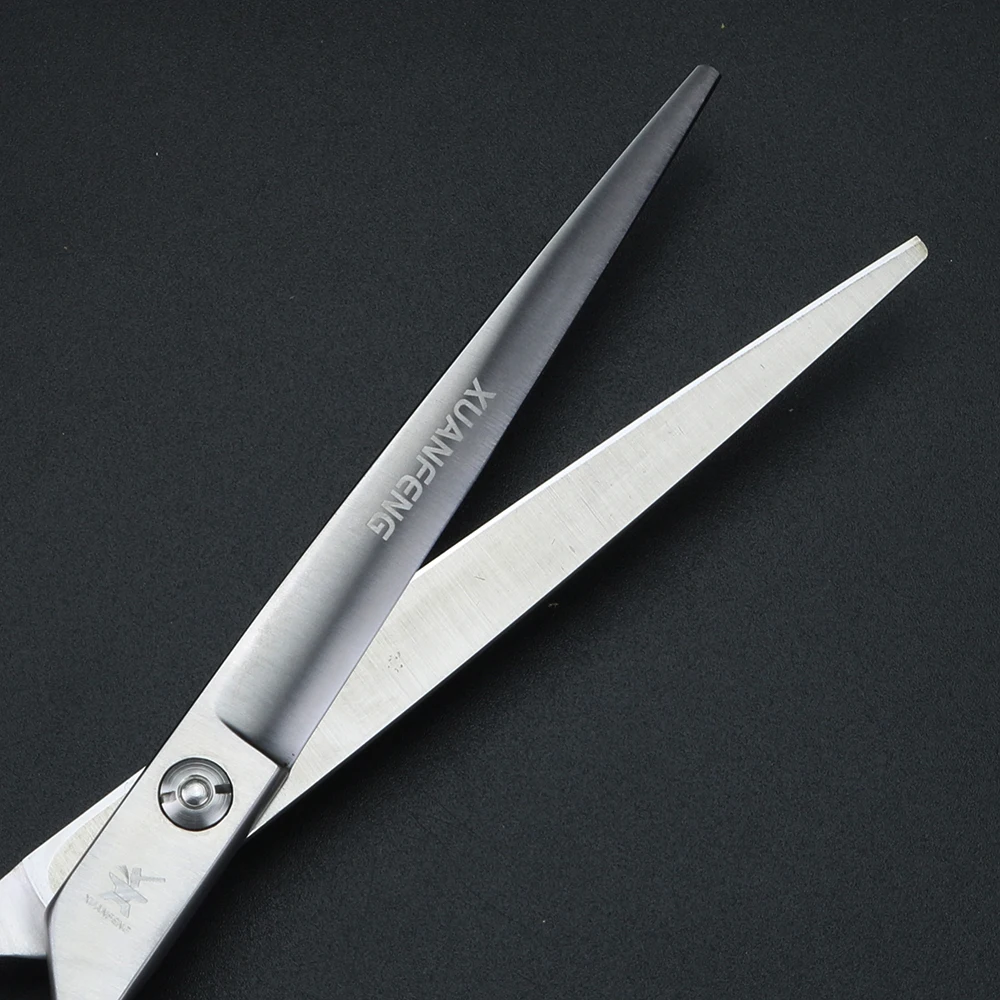 Suitable for left or right hand hair scissors, 7.5-inch matte cutting scissors, barber scissors made of 440C steel