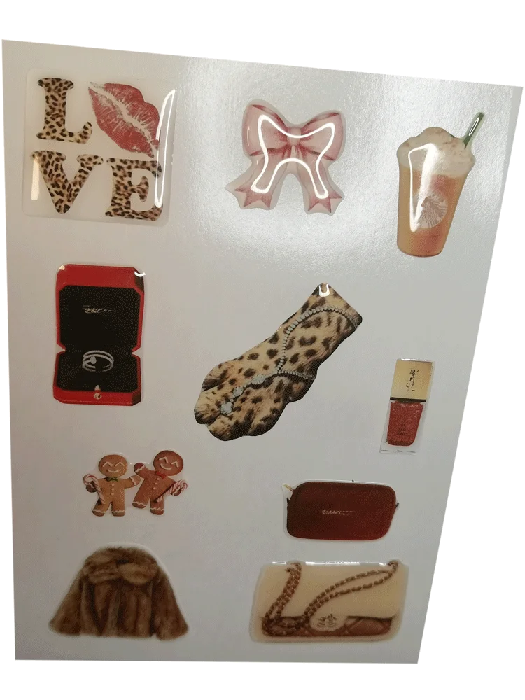 Fashion DIY Stickers for Phone 3D Silicon Decoration