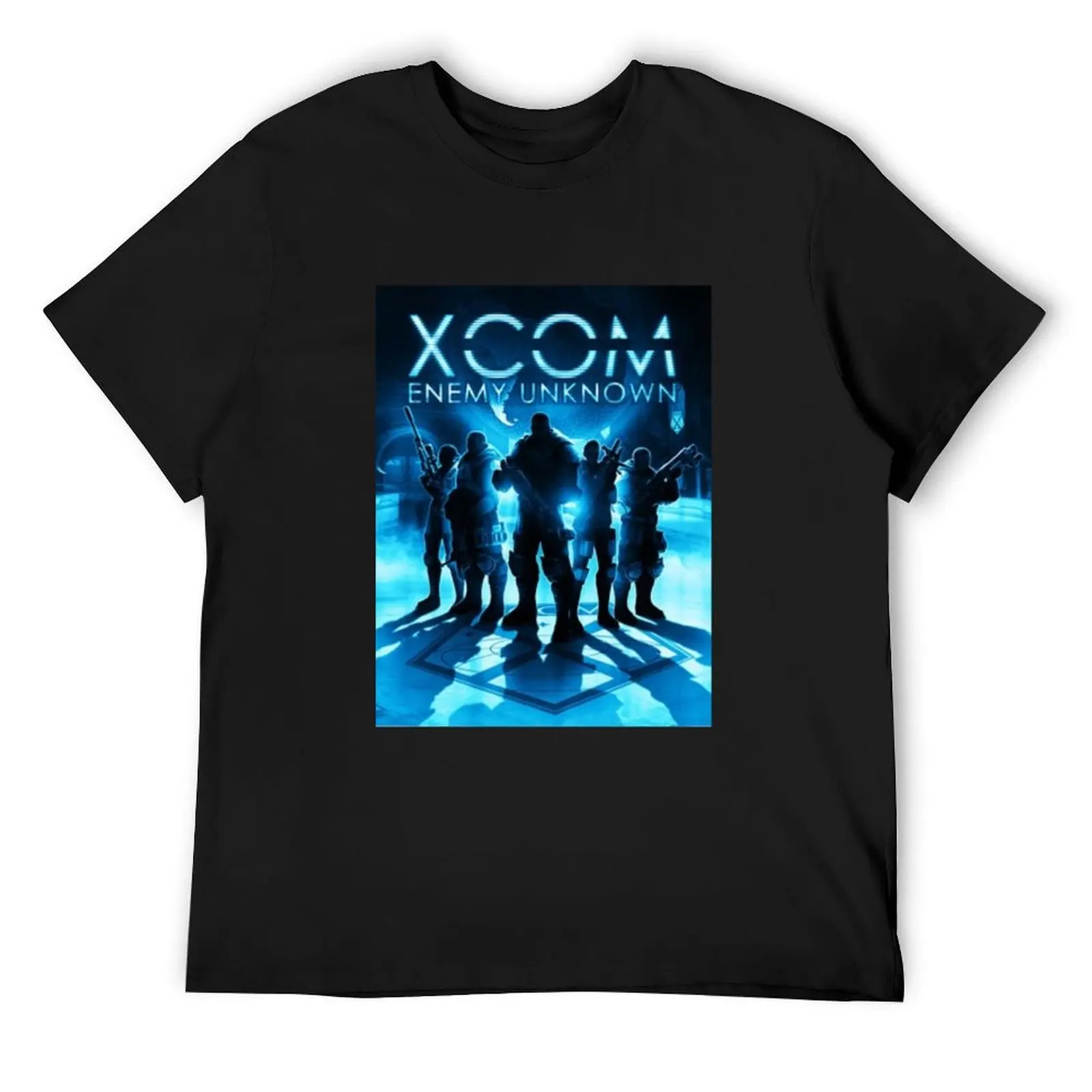 xcom T-Shirt vintage anime shirt blacks t shirt for men