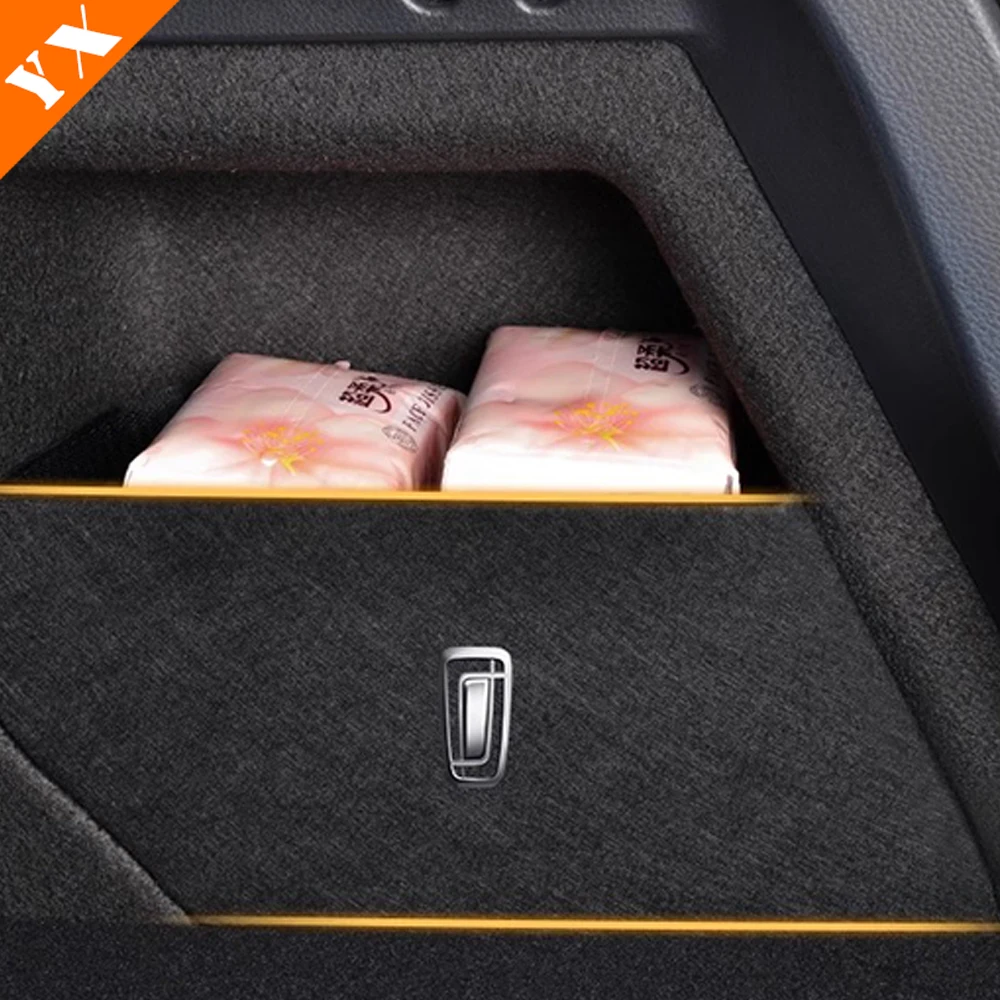 For FAW Bestune T77 Accessories 2018-2023 Car Rear Trunk Storage Box Panel Organize Storage Box