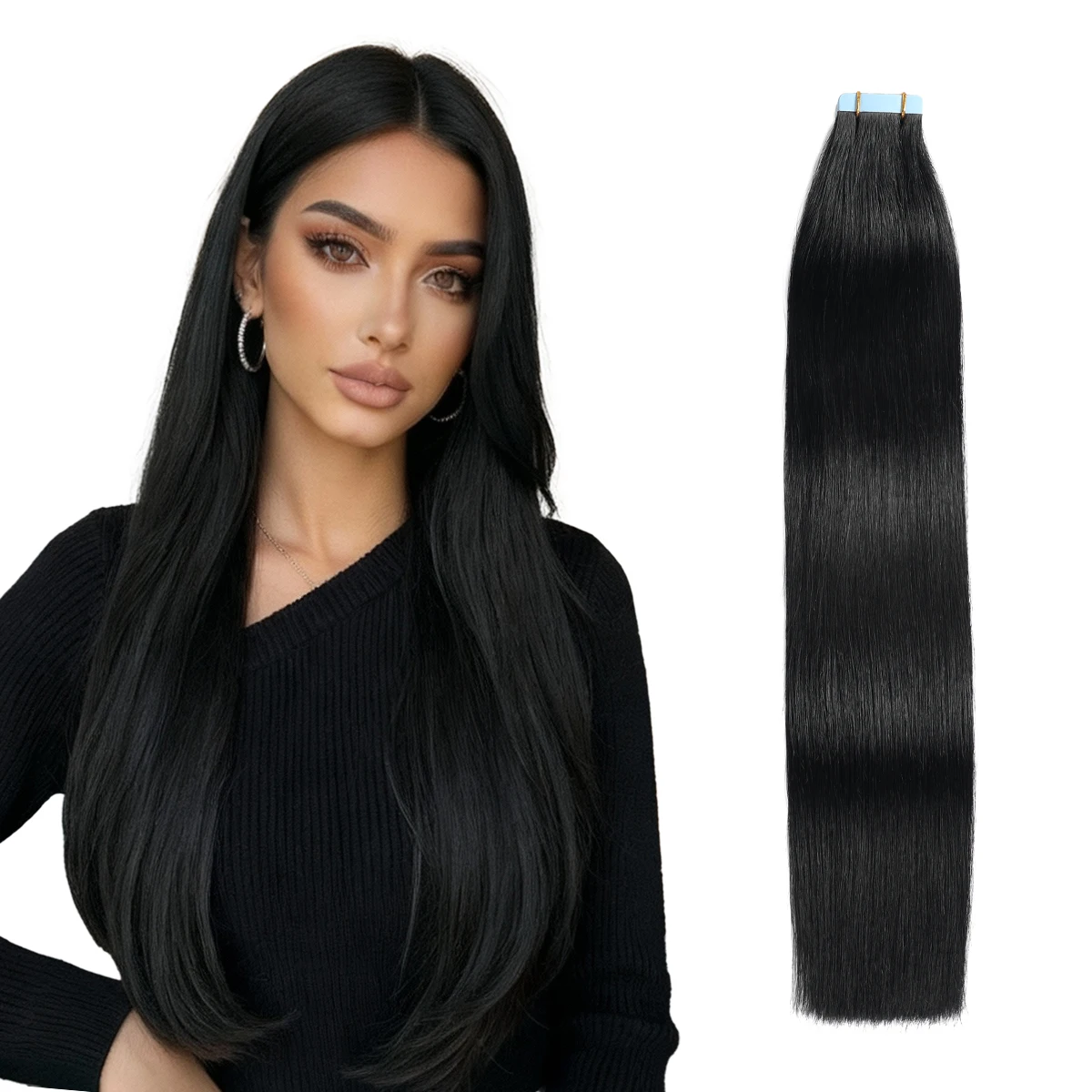 tape-in-hair-extensions-human-hair-20pcs-pack-european-remy-straight-invisible-tape-ins-adhensive-100-human-hair-for-salon