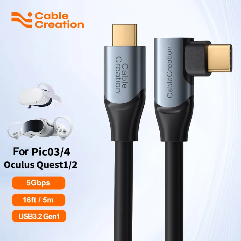 

CableCreation 16FT Link VR Cable Compatible with Meta Quest Pro/Quest2/Pico4 & More