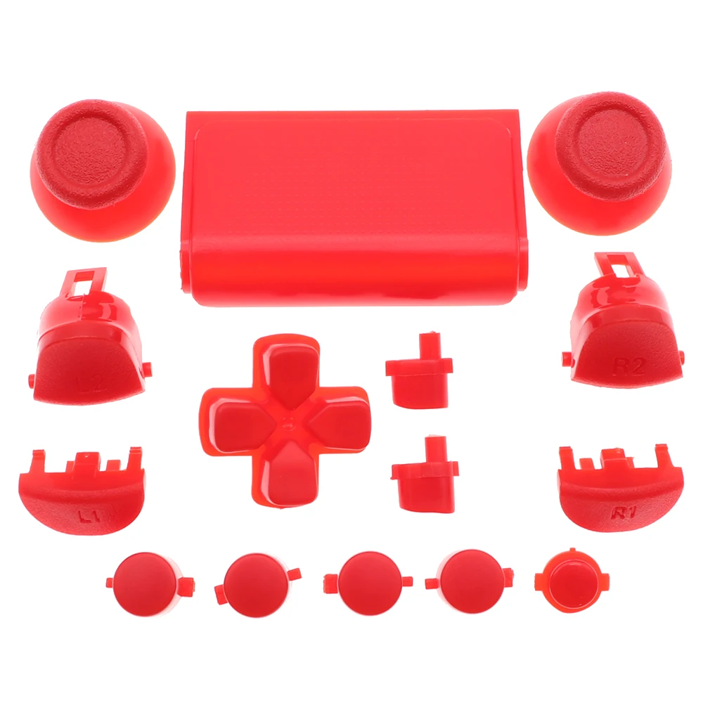 Full Set Joysticks Dpad Button R1 L1 R2 L2 Direction Key ABXY Buttons jds-040 For PS4 Pro Slim Controller components