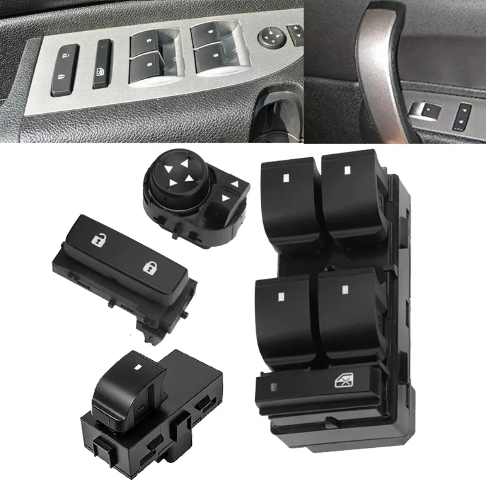 Front Left Right Power Window Lifter Button Door Lock Mirror Control Switch For Chevy Silverado GMC Sierra 1500 2500HD 3500HD