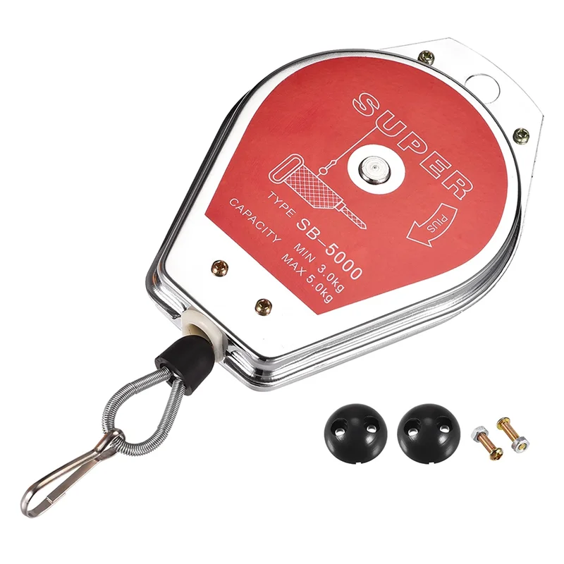 

ABZV-выдвижной пружинный балансир, держатель инструмента с фитинговыми аксессуарами, 6,6-11 фунтов (3-5 кг), красный для подвесного оборудования в сборе