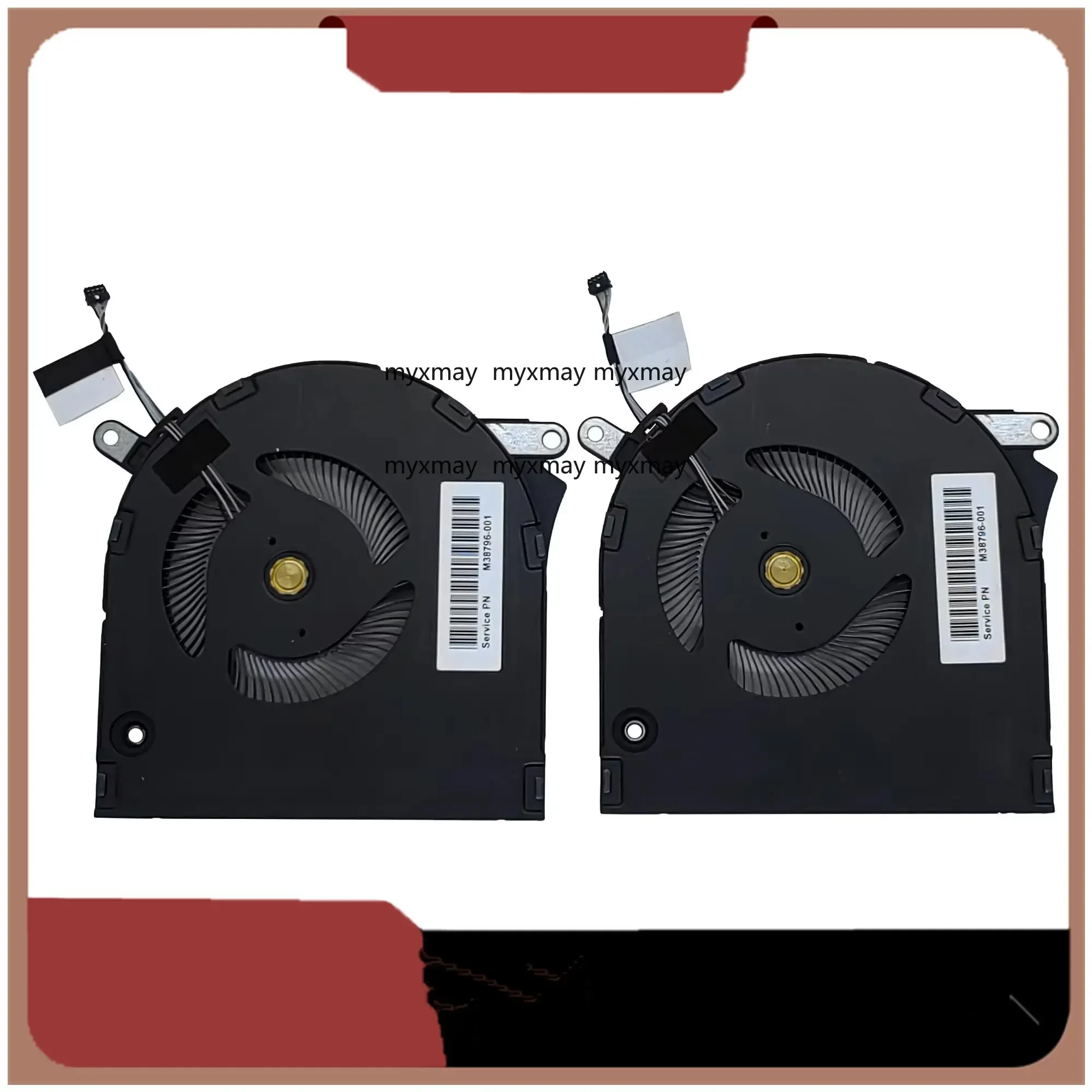 New Compatible CPU GPU Cooling Fan for HP Envy 14-EB TPN-Q252 M38796-001 ND75C37-20D15 DC5V Fan