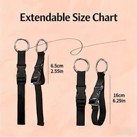 Travel Luggage Fixed Strap Backpack External Strap Portable Strap With Release Buckle Add-A-Bag Luggage Strap Belt Jacket Holder 5
