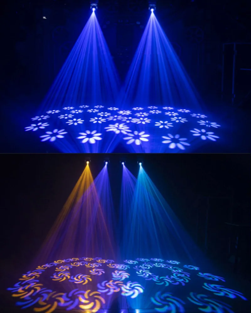 Imagem -05 - Alto Brilho 120w Led Moving Head Light Beam Spot Rainbow Effect 12 Luzes Padrão com Mais 12 Prism Super Brilhante Dmx 12ch