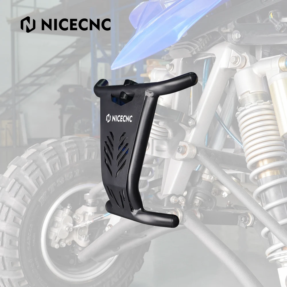 

NICECNC ATV Accessories Front Bumper Grab Bar For Yamaha YFZ450R YFZ 450R 2009-2022 2021 2020 Heavy Duty 6061-T6 Aluminum Alloy