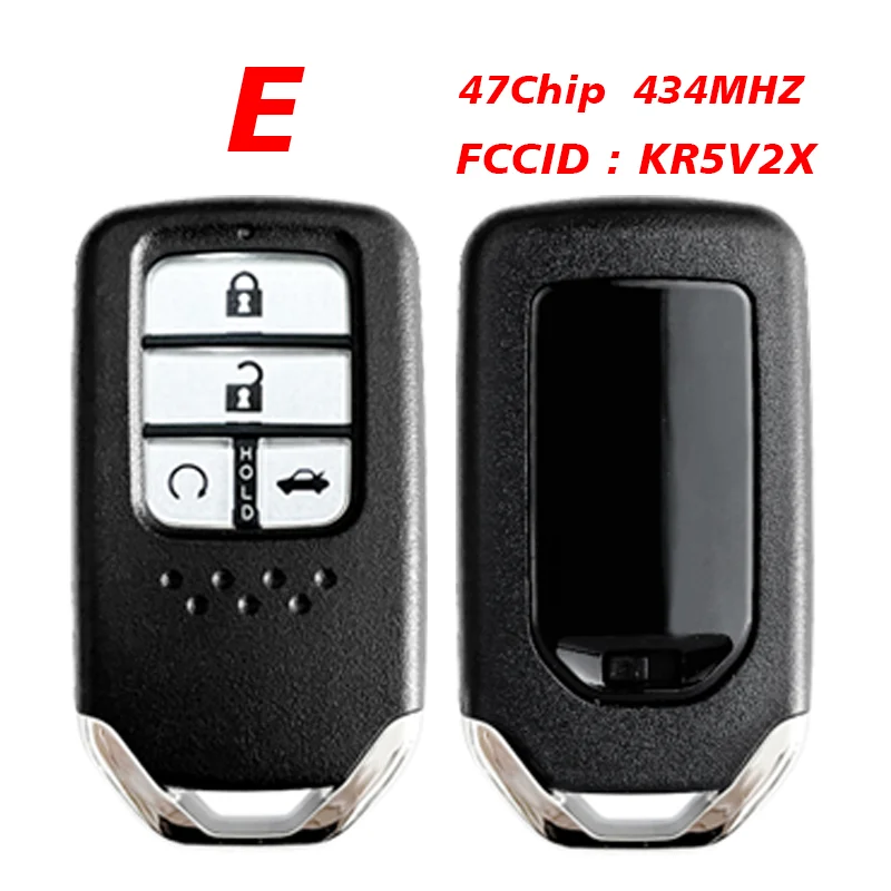 

CN003136 FCC ID: KR5V2X для Honda Pilot CR-V Civic City Jazz Grace Smart Car Key ID47 Chip 434MHz