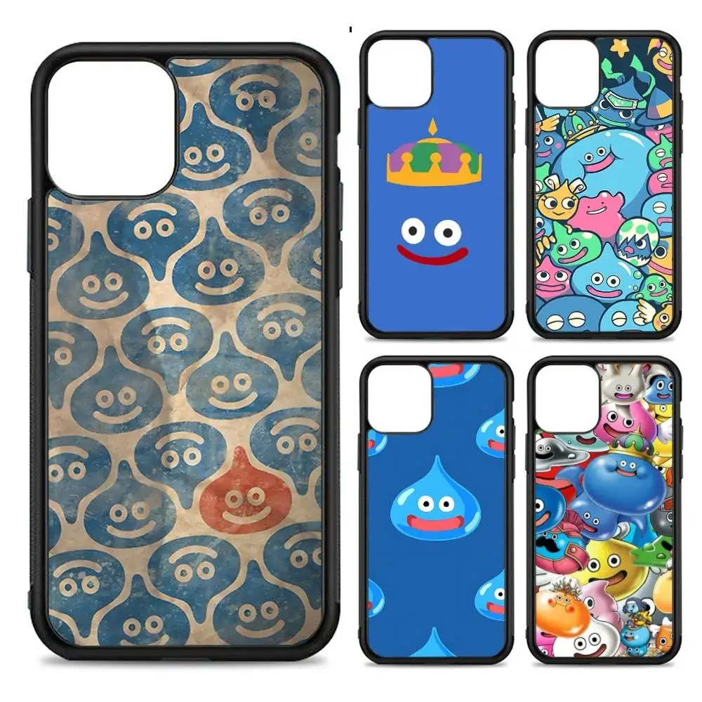 D-Dragon Quest Slime PC+TPU Shockproof Protective Phone Case For IPhone17 14 15 16 Pro Max 13 12 11 17 Air