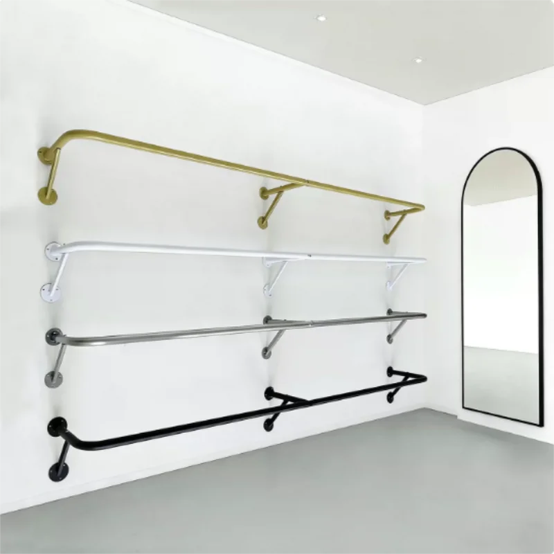 Luxury Gold Underwear Display Rack Wall Mounted High-End Bra Shelf for Clothing Store Underwear Dedicated Storage Solution