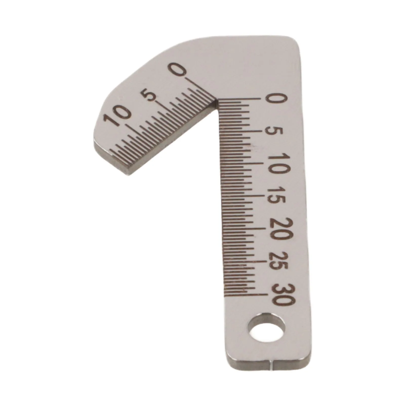 Precise chamfer caliper gauge in stainless steel for measuring angles in DIY workshop home improvement and industrial tasks