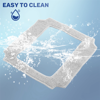 A07R 6PCS Window Cleaning Robot Mop Cloth Cleaning Rag Towel Dust Cloth Cleaning Cloth for LIECTROUX YW910