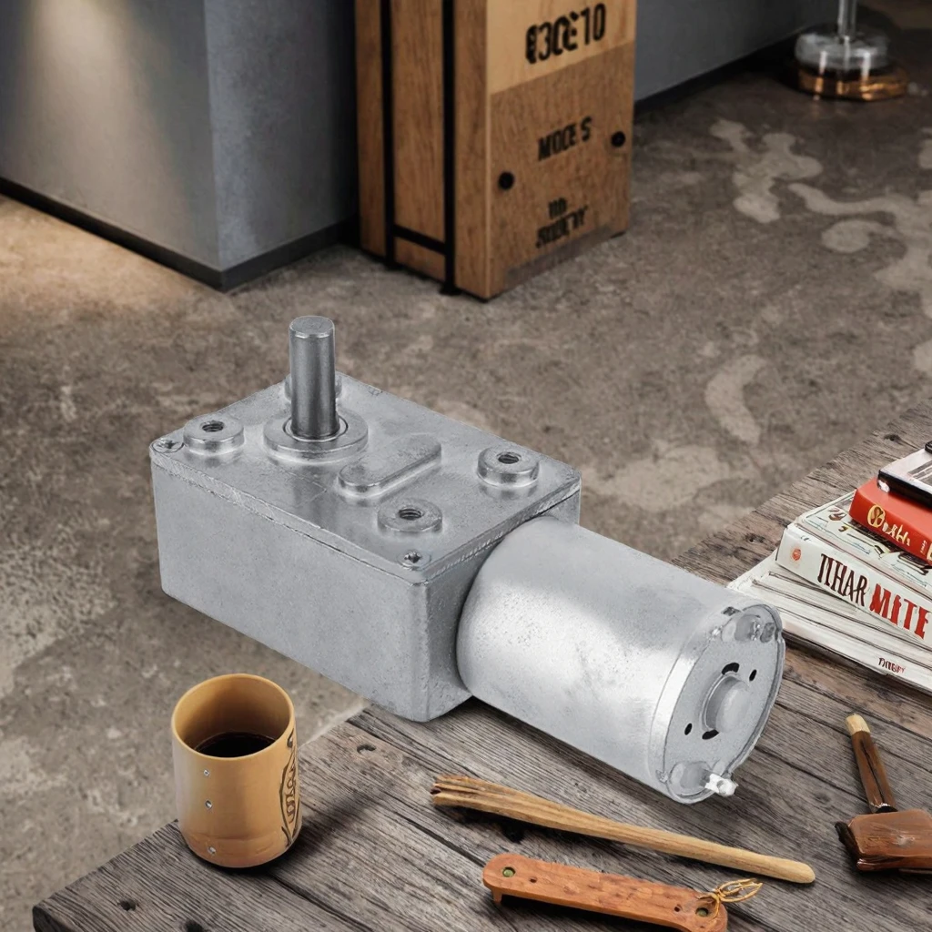 10PCS JGY-370 Brushed Worm Gear Motor 1:576 DC Reduction Explosion-Proof Brush Motor Permanent Magnet For Construction