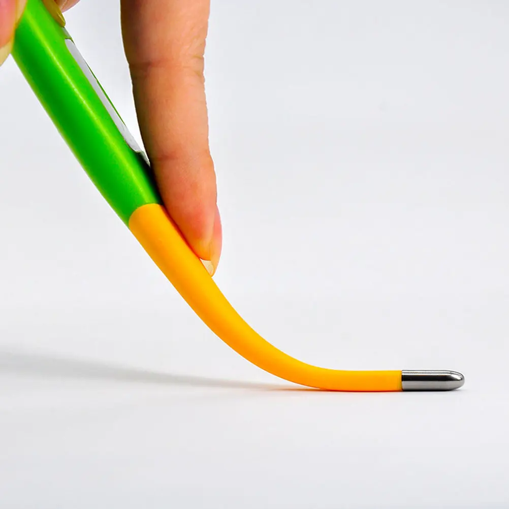 

Цифровой ветеринарный термометр для животных (собак, крупного рогатого скота, овец, свиней) из АБС-пластика с клипсой, подвесным шнурком и ЖК-дисплеем