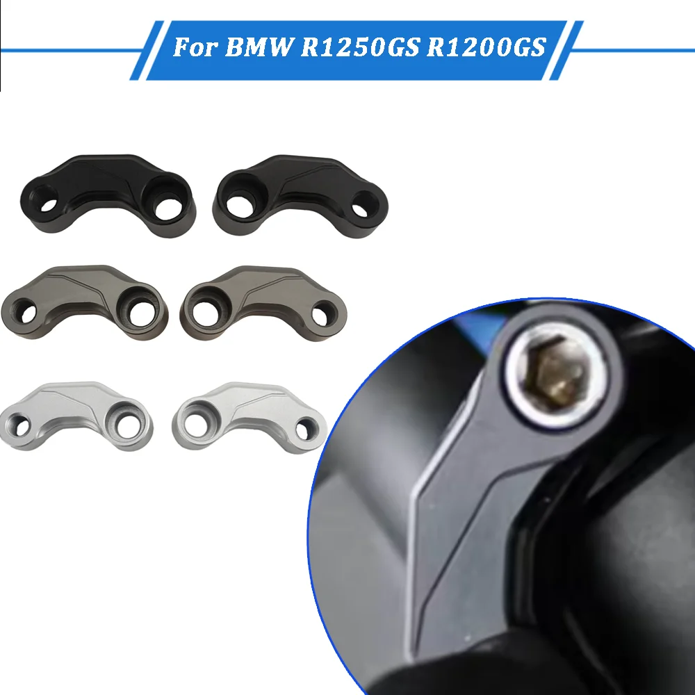 

For BMW R1250GS R1200GS LC ADV R NINE T 2015-2016 Motorcycle Mirror Riser Extension Bracket Adapter R125 R1200 GS adventure