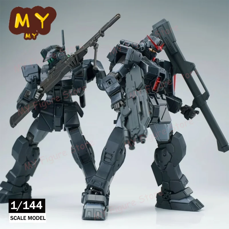 HG 1/144 AK 미드나잇 컬러 스파르탄 짐 워터 패치 조립 모델, 조인트 모바일 메크 전사 로봇, 플라스틱 어린이 장난감 선물