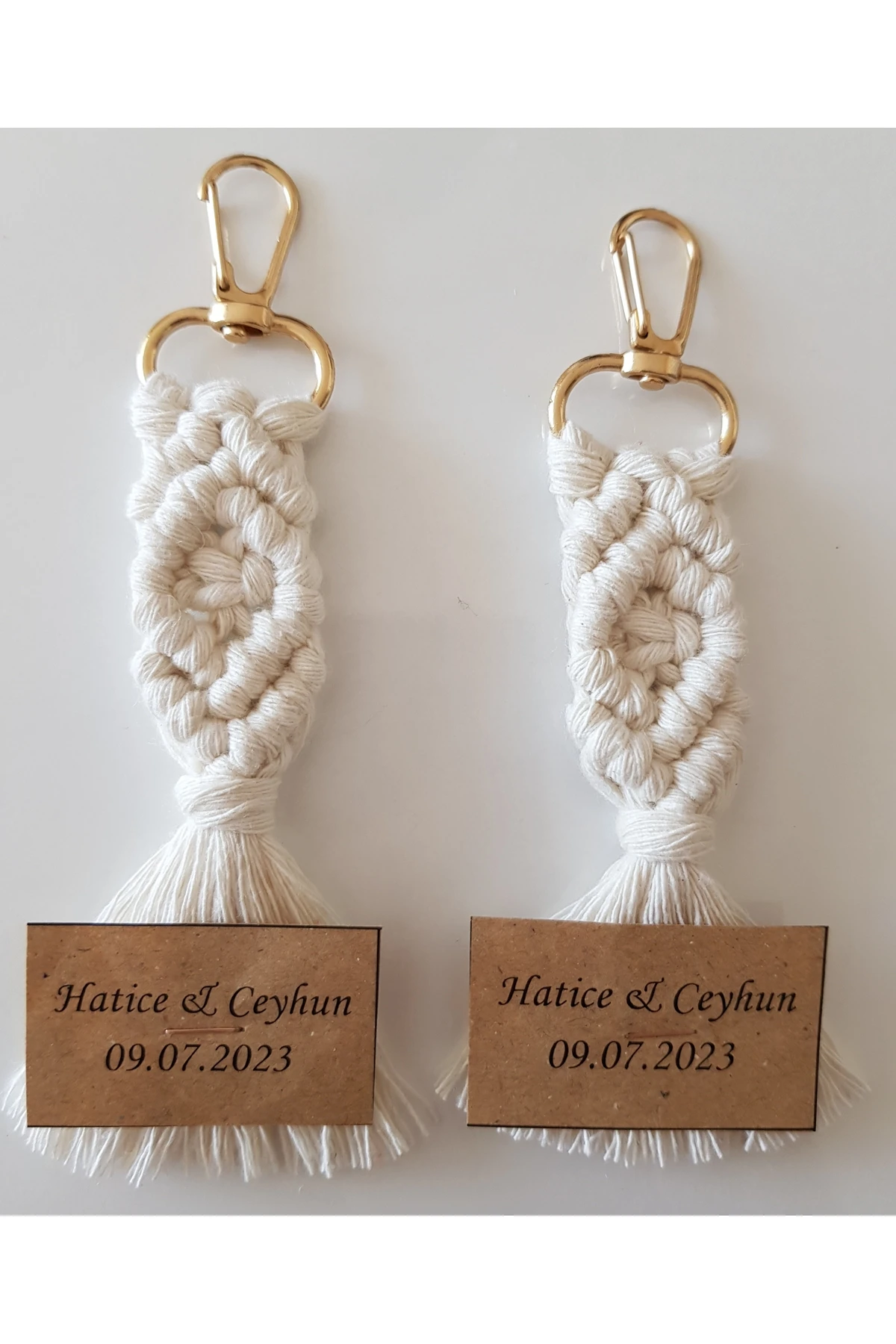 Tassel Handmade Gift Macrame 40 Pieces  Keychain Wedding Engagement Henna Sunet Concept Gift Holder